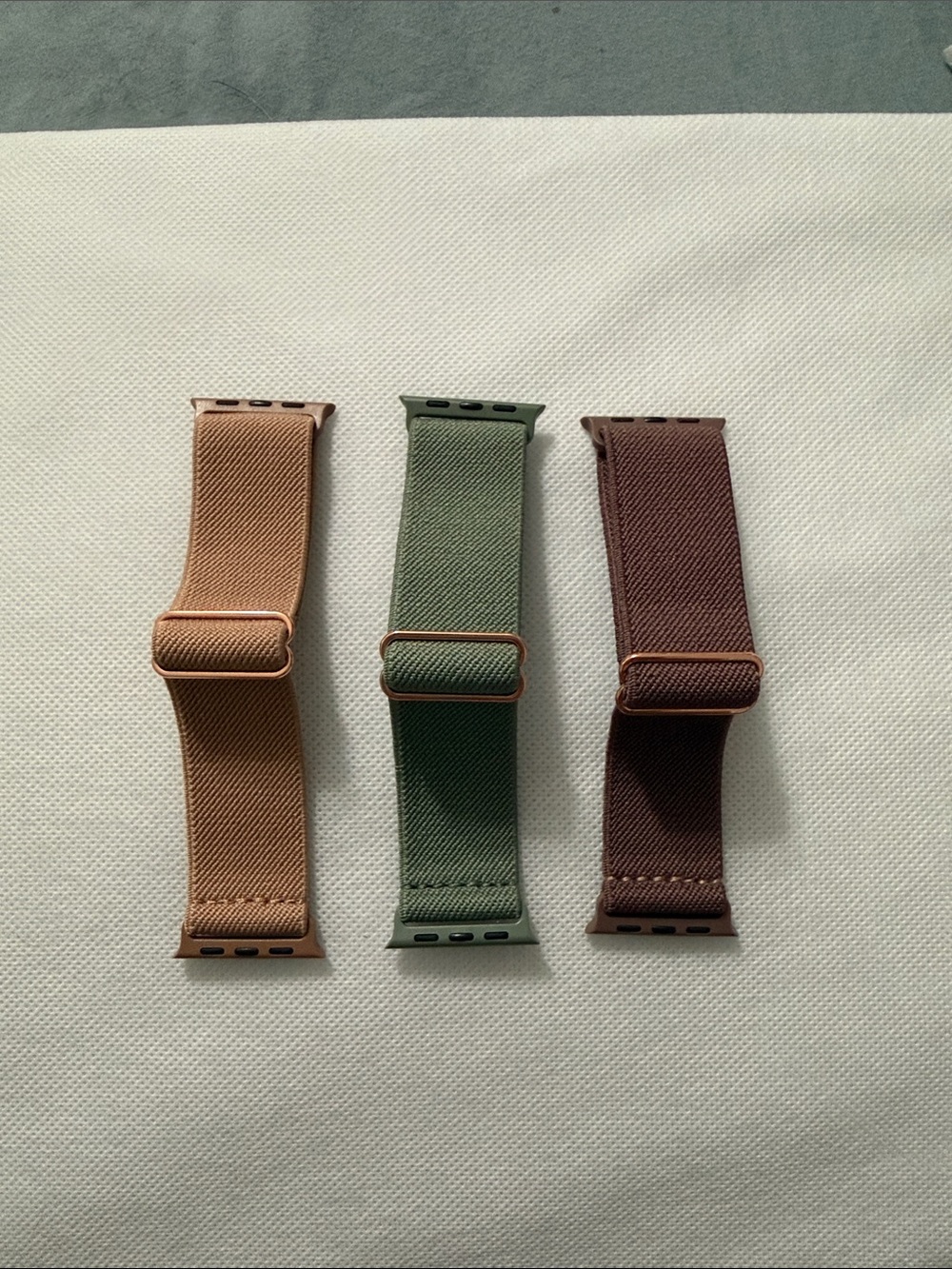 3 pack of Apple Watch bands stretchy